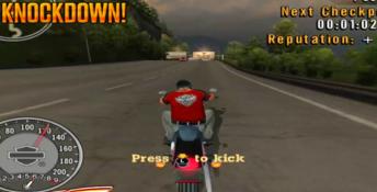 Harley-Davidson Motorcycles: Race to the Rally Playstation 2 Screenshot