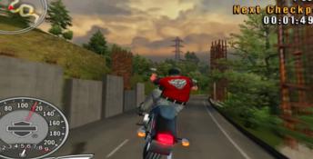 Harley-Davidson Motorcycles: Race to the Rally Playstation 2 Screenshot