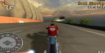 Harley-Davidson Motorcycles: Race to the Rally Playstation 2 Screenshot