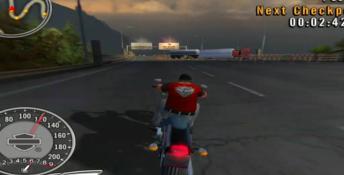 Harley-Davidson Motorcycles: Race to the Rally Playstation 2 Screenshot