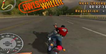 Harley-Davidson Motorcycles: Race to the Rally Playstation 2 Screenshot