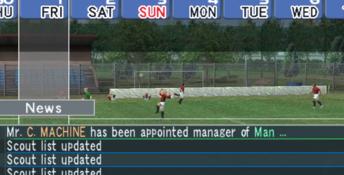Pro Evolution Soccer Management Playstation 2 Screenshot
