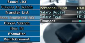 Pro Evolution Soccer Management Playstation 2 Screenshot