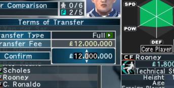 Pro Evolution Soccer Management Playstation 2 Screenshot