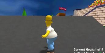 Simpsons Skateboarding Playstation 2 Screenshot