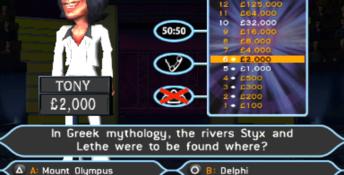 Who Wants To Be A Millionaire: Party Edition Playstation 2 Screenshot