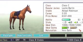 Champion Jockey G1 Jockey and Gallop Racer Playstation 3 Screenshot