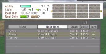 Champion Jockey G1 Jockey and Gallop Racer Playstation 3 Screenshot