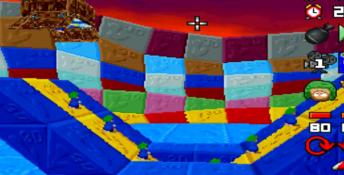 3D Lemmings Saturn Screenshot