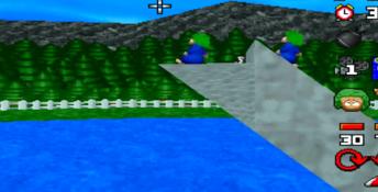 3D Lemmings Saturn Screenshot