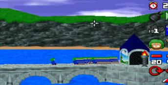 3D Lemmings Saturn Screenshot