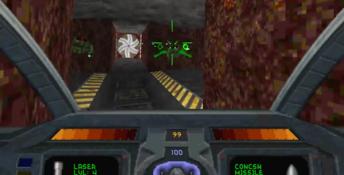 Descent 2 Saturn Screenshot
