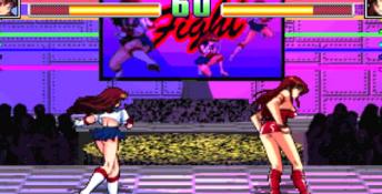 Pretty Fighter X Saturn Screenshot