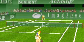 Virtual Open Tennis Saturn Screenshot
