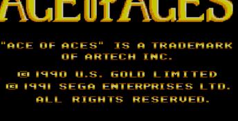Ace of Aces Sega Master System Screenshot