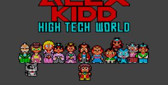 Alex Kidd: High Tech World Sega Master System Screenshot