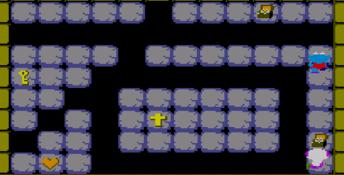 Astro Warrior & Pit Pot Sega Master System Screenshot