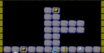 Astro Warrior & Pit Pot Sega Master System Screenshot