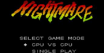 Basket Ball Nightmare Sega Master System Screenshot