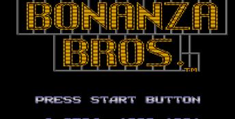 Bonanza Bros Sega Master System Screenshot