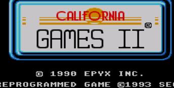 California Games 2 Sega Master System Screenshot