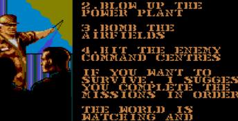 Desert Strike: Return to the Gulf Sega Master System Screenshot