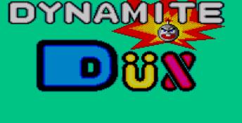 Dynamite Dux Sega Master System Screenshot