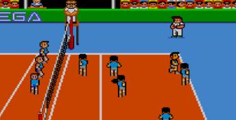 Great Volleyball Sega Master System Screenshot