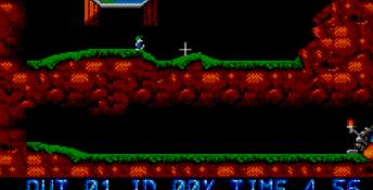 Lemmings Sega Master System Screenshot
