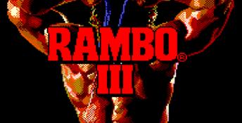 Rambo III Sega Master System Screenshot