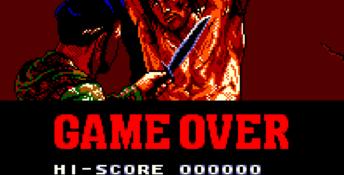 Rambo III Sega Master System Screenshot