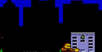 Rampage Sega Master System Screenshot