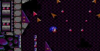 Sonic Spinball Sega Master System Screenshot