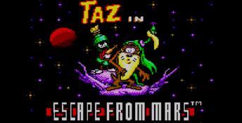 Taz in Escape From Mars Sega Master System Screenshot