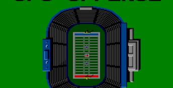 Walter Payton Football Sega Master System Screenshot
