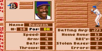 Hardball 3 SNES Screenshot