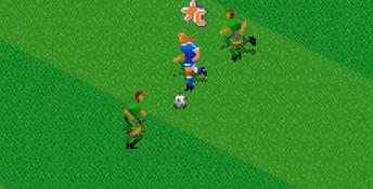 Head-On Soccer SNES Screenshot