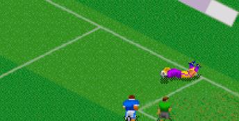 Head-On Soccer SNES Screenshot