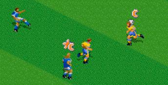 Head-On Soccer SNES Screenshot