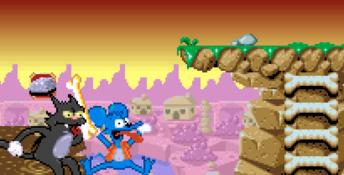 The Itchy and Scratchy Game SNES Screenshot