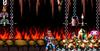 Jim Power: The Lost Dimension in 3D SNES Screenshot