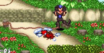 Kid Klown in Crazy Chase SNES Screenshot