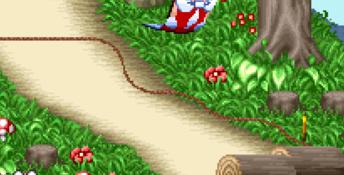 Kid Klown in Crazy Chase SNES Screenshot