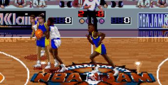 NBA Jam Tournament Edition SNES Screenshot