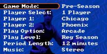 NBA Showdown SNES Screenshot