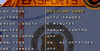 NHL '96 SNES Screenshot