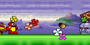 Plok SNES Screenshot