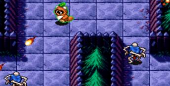 Pocky & Rocky (1992) SNES Screenshot