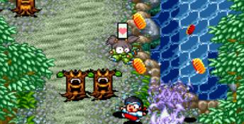 Pocky & Rocky 2 SNES Screenshot