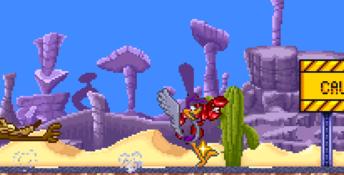 Road Runner's Death Valley Rally SNES Screenshot